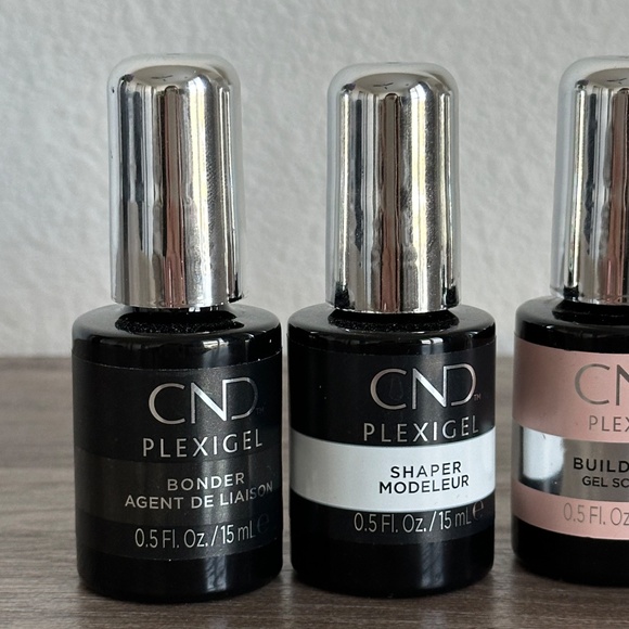 CND Nail Gel Plexigel Color Builder and Gelish Top coat gel nails - Picture 3 of 5
